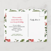 新しいホームフォーザホリデーズナツクラッカー 案内ポストカード (裏面)