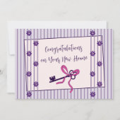 新しいホームフラットカードおめでとう (正面)