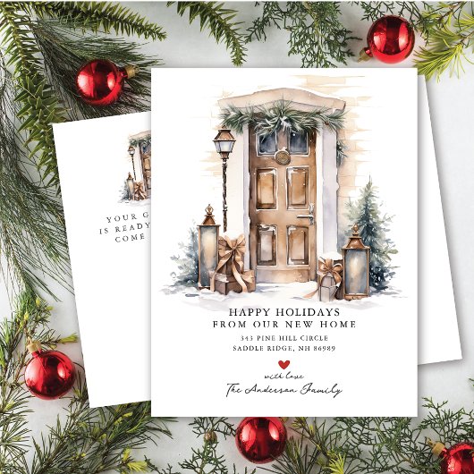 新しいホームフロントドアの移動 案内ポストカード