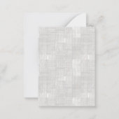 新しいホームフローラのアドレス変更の移動 ノートカード (裏面)