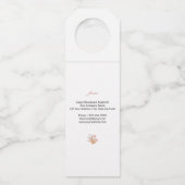 新しいホームフローラの水彩おめでとう ボトルネックタグ (裏面)