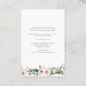 新しいホームフローラアドレスの変更のお知らせ 名刺 (裏面)