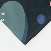 新しいホームプレゼント |シームレスな抽象芸術フローラ フリースブランケット (角)