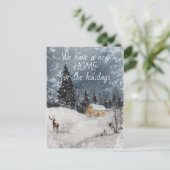 新しいホームホリデーズアドレス通知クリスマスを移動 案内ポストカード (スタンド正面)