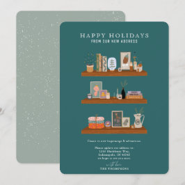 新しいホームホリデーズシェルフグリーンムービングアナウンス シーズンカード