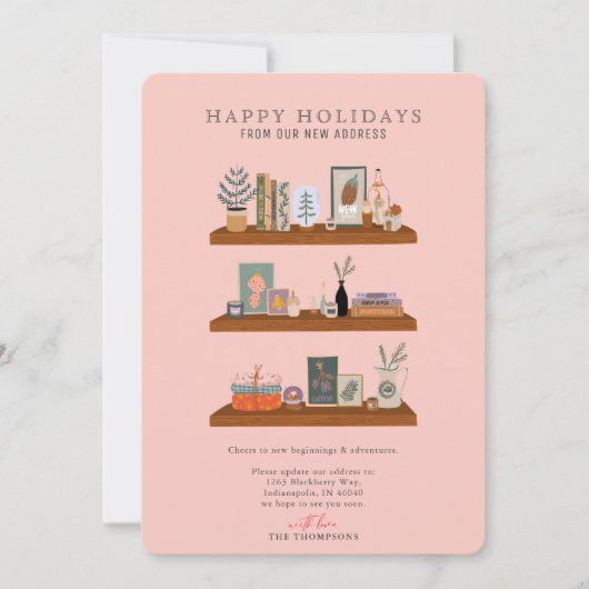 新しいホームホリデーズシェルフサーモン移動のお知らせ シーズンカード (正面)