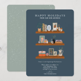 新しいホームホリデーズシェルフネイビームービングアナウンスメント シーズンカード