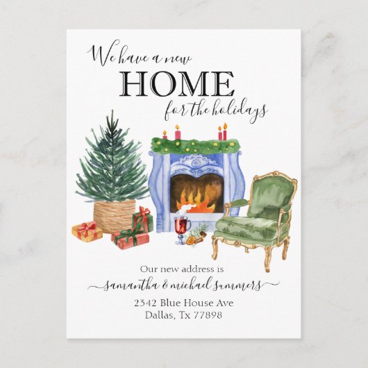 新しいホームホリデーズムービングアナウンスウォーターの色 案内ポストカード (正面)