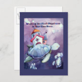 新しいホームポストカードおめでとう 案内ポストカード (正面/裏面)