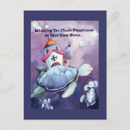 新しいホームポストカードおめでとう 案内ポストカード (正面)