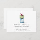 新しいホームムービングアナウンスウォーター色サボテン (正面/裏面)