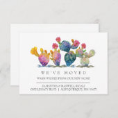 新しいホームムービングアナウンスウォーター色サボテン (正面/裏面)