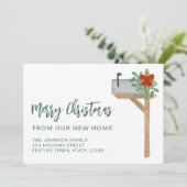 新しいホームメールボックスからのメリークリスマス 案内状 (スタンド正面)