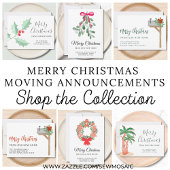 新しいホームメールボックスからのメリークリスマス 案内状