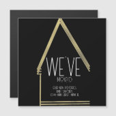 新しいホームモダンアドレスのマグネットカードを移動 (正面/裏面)