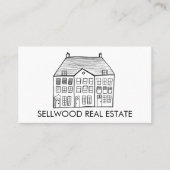 新しいホームモダンエステートブローカー代理人の住宅ローン 名刺 (正面)