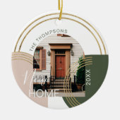 新しいホームモダンジオメトリアーチ写真 セラミックオーナメント (正面)