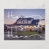 新しいホームモダン写真動画の発表記事 ポストカード (正面)