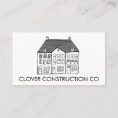 新しいホームモダン建築契約者変更 名刺 (正面)