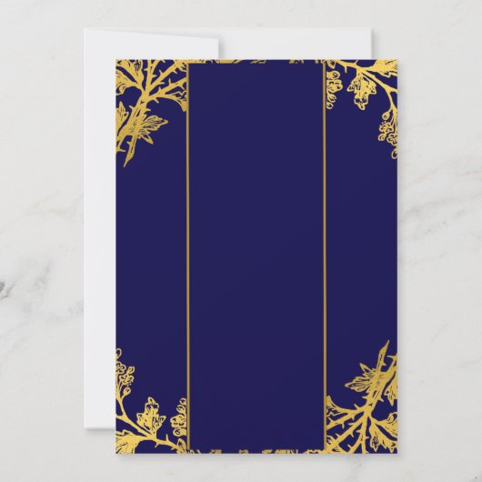 新しいホームモダン秋の秋引っ越し祝いパーティーパーティー 招待状 (裏面)