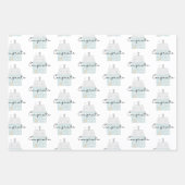 新しいホームラッピングおめでとうシートの紙 ラッピングペーパーシート (正面3)