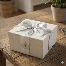 新しいホームリボンのおめでとう サテンリボン