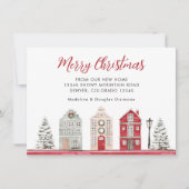 新しいホームレッドからミムナリストのメリークリスマス 案内状 (正面)