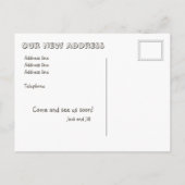 新しいホームヴィンテージ子の移動CC0084 案内ポストカード (裏面)