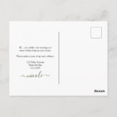 新しいホーム中国のマネープラントの動き発表 ポストカード (裏面)