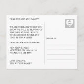 新しいホーム写真お知らせ 案内ポストカード (裏面)