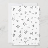 新しいホーム写真からメリークリスマスをスクリプト シーズンカード (裏面)