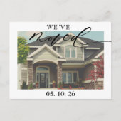 新しいホーム写真の移動のお知らせ ポストカード (正面)