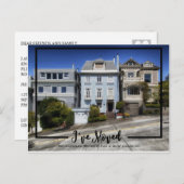 新しいホーム写真の黒い枠お知らせを移動 案内ポストカード (正面/裏面)