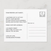 新しいホーム写真の黒い枠お知らせを移動 案内ポストカード (裏面)