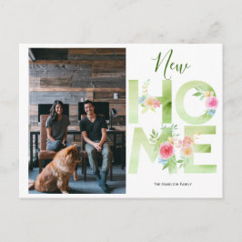 新しいホーム写真を移動パーソナライズされた ポストカード