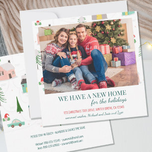 新しいホーム写真白っぽい松の木と家が動く 案内状