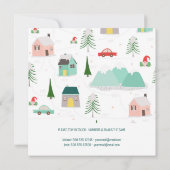 新しいホーム写真白っぽい松の木と家が動く 案内状 (裏面)