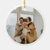 新しいホーム初めてのクリスマスの写真 セラミックオーナメント (裏面)