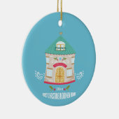 新しいホーム初めてのクリスマス セラミックオーナメント (右)