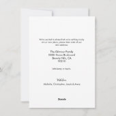 新しいホーム家族の写真と家に移動 シーズンカード (裏面)