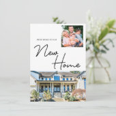 新しいホーム家族の写真と家に移動 シーズンカード (スタンド正面)