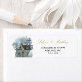 新しいホーム差出人住所ラベル ラベル (インサイチュ)