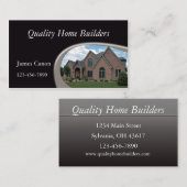 新しいホーム建築 名刺 (正面/裏面)