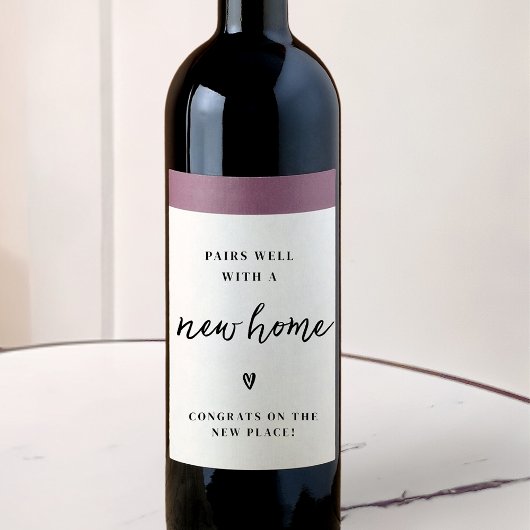 新しいホーム引っ越し祝いパーティーギフトとよく組む ワインラベル