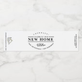 新しいホーム引っ越し祝いパーティーギフト ペットボトルラベル (シングルラベル)