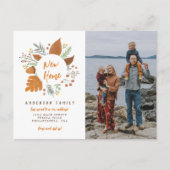 新しいホーム感謝祭の写真の移動のお知らせ 案内ポストカード (正面)