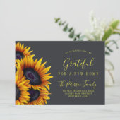 新しいホーム感謝祭アドレスの変更を移動 案内状 (スタンド正面)