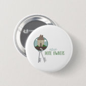 新しいホーム所有者 缶バッジ (正面&裏面)