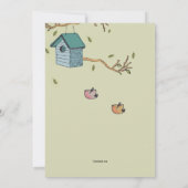 新しいホーム招待状 招待状 (裏面)