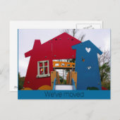 新しいホーム新しいライフポストカードを移動した 案内ポストカード (正面/裏面)